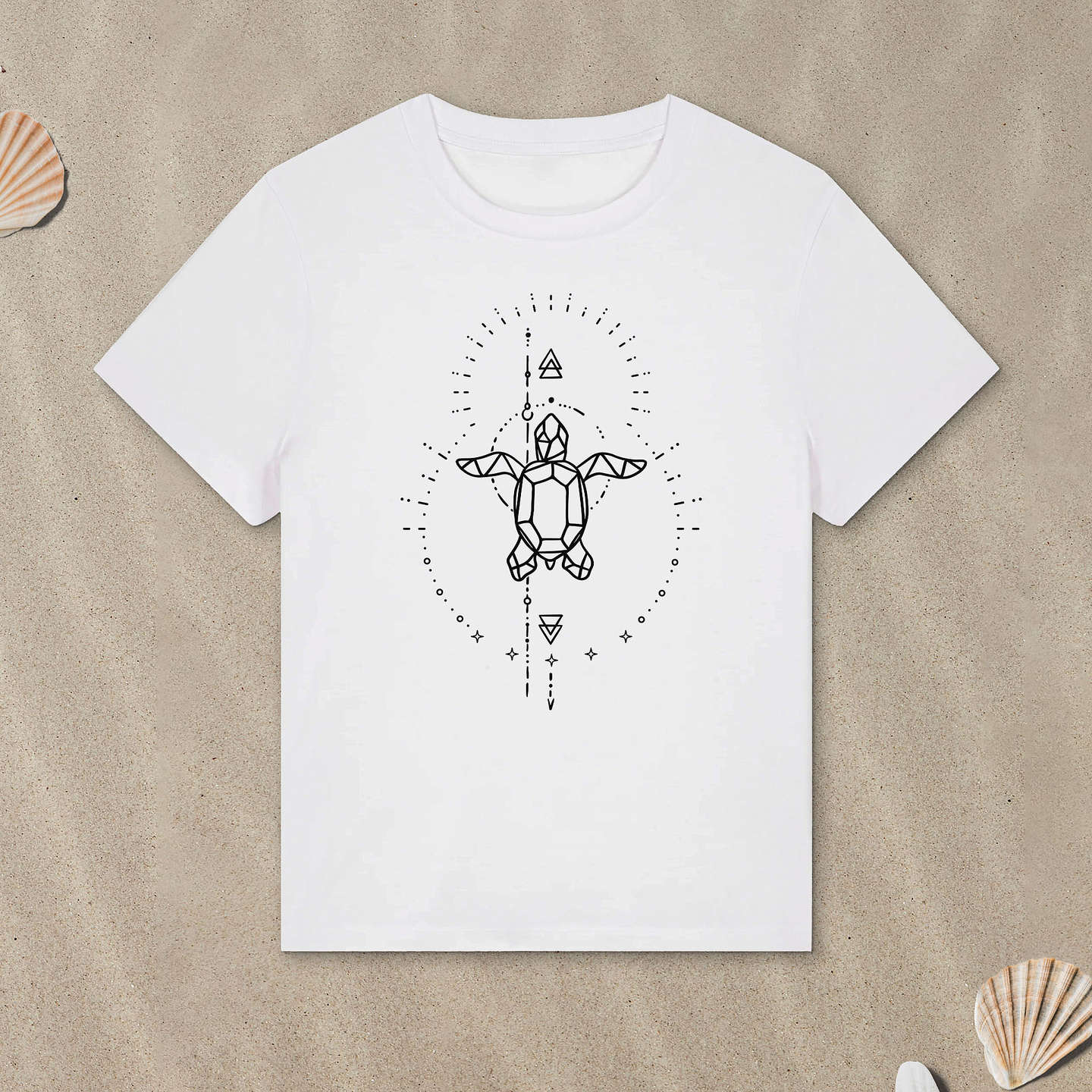 Astro Meeresschildkröte I - Organic Shirt - Meerherzen