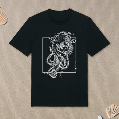 Zeichnung Tintenfisch III - Organic Shirt